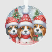 メリークリスマスヨルキ オーナメント (裏面)