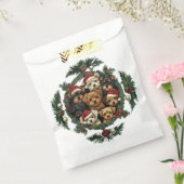 メリークリスマスヨークシャーテリア犬 フェイバーバッグ (封をした状態)