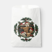 メリークリスマスヨークシャーテリア犬 フェイバーバッグ (正面)