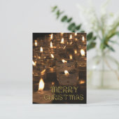 メリークリスマスライトキャンドル シーズンポストカード (スタンド正面)
