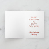 メリークリスマスライトスターリーナイトブラウン金ゴールド シーズンカード (内部)