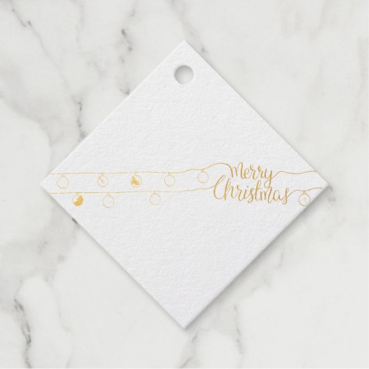 メリークリスマスライトフォイル フェイバータグ (正面)