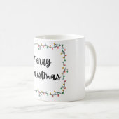 メリークリスマスライトマグ コーヒーマグカップ (正面右)
