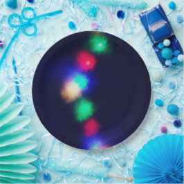 メリークリスマスライト ペーパープレート