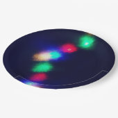 メリークリスマスライト ペーパープレート (アングル)