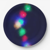 メリークリスマスライト ペーパープレート (正面)