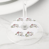 メリークリスマスライト ワイングラスタグ (クローズアップ)