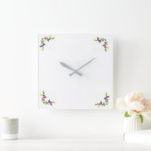 **メリークリスマスライト**時計 スクエア壁時計 (ホーム)