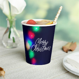 メリークリスマスライト 紙コップ