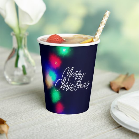 メリークリスマスライト 紙コップ (インサイチュ)