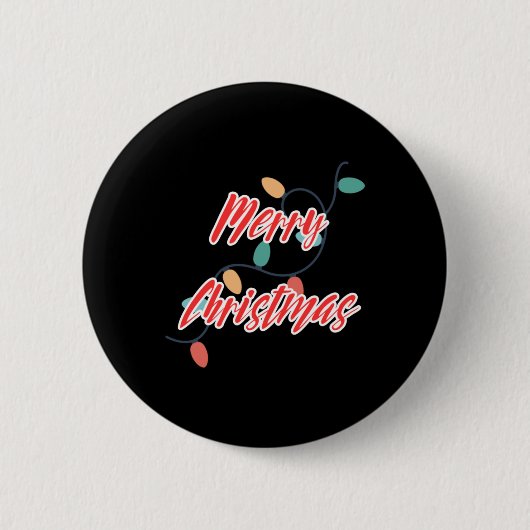 メリークリスマスライト 缶バッジ (正面)