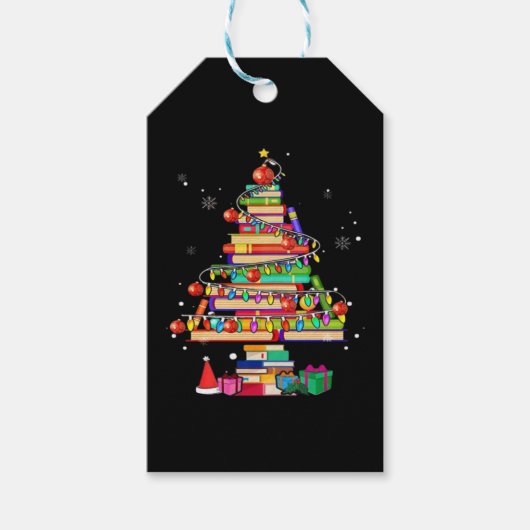 メリークリスマスライブラリツリー ギフトタグ (正面)