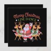 メリークリスマスライン祝ズシーズン 招待状 (正面/裏面)