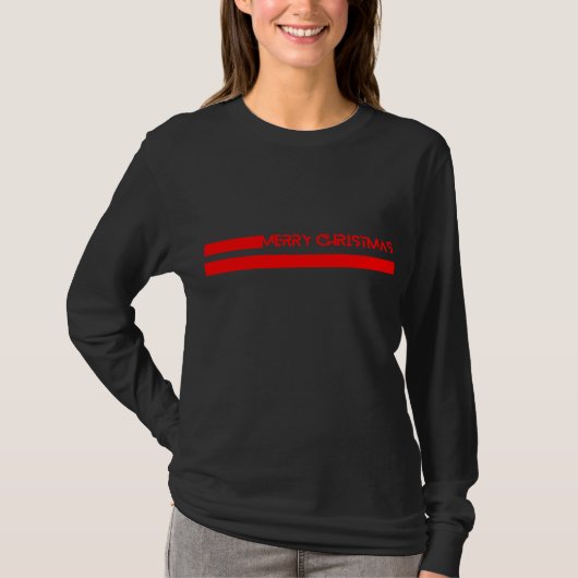 メリークリスマスライン Tシャツ (正面)
