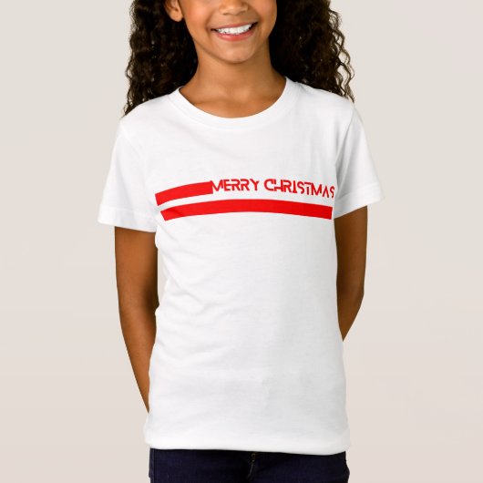 メリークリスマスライン Tシャツ (正面)