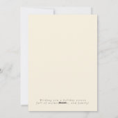 メリークリスマスラウンドカスタムの写真 シーズンカード (裏面)