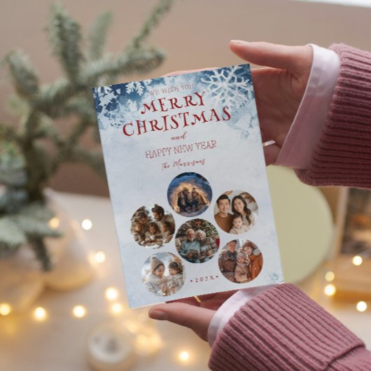 メリークリスマスラウンドカスタムの写真 シーズンカード