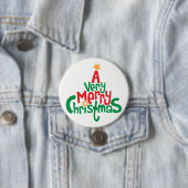 メリークリスマスラウンドボタン 缶バッジ (インサイチュ)