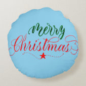 メリークリスマスラウンド枕 ラウンドクッション (裏面)