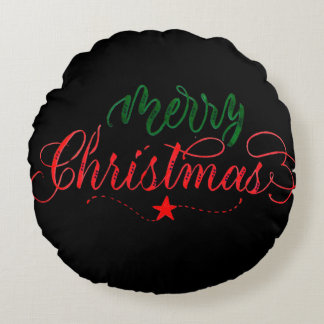 メリークリスマスラウンド枕 ラウンドクッション