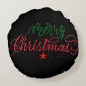 メリークリスマスラウンド枕 ラウンドクッション (裏面)