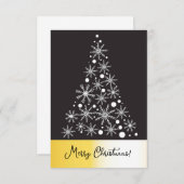 メリークリスマスラックスカード 出欠カード (正面/裏面)