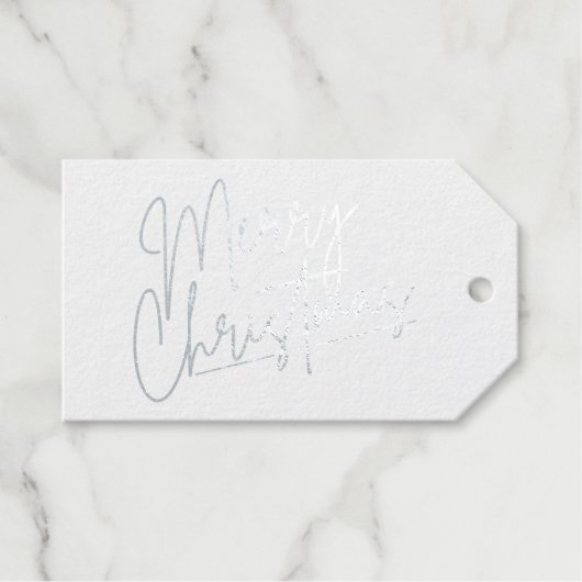 メリークリスマスラックス ギフトタグ (正面 (横))