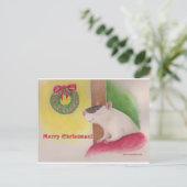 メリークリスマスラットポストカード シーズンポストカード (スタンド正面)