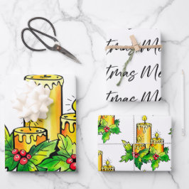 メリークリスマスラッピング紙シート ラッピングペーパーシート