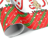 メリークリスマスラッピング紙ジンジャー ラッピングペーパー (ロールコーナー)