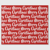 メリークリスマスラッピング紙 ラッピングペーパー (フラット)
