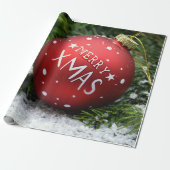メリークリスマスラッピング紙 ラッピングペーパー (アンロールド)