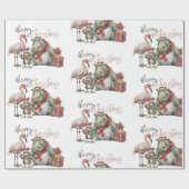 メリークリスマスラッピング紙 ラッピングペーパー (フラット)