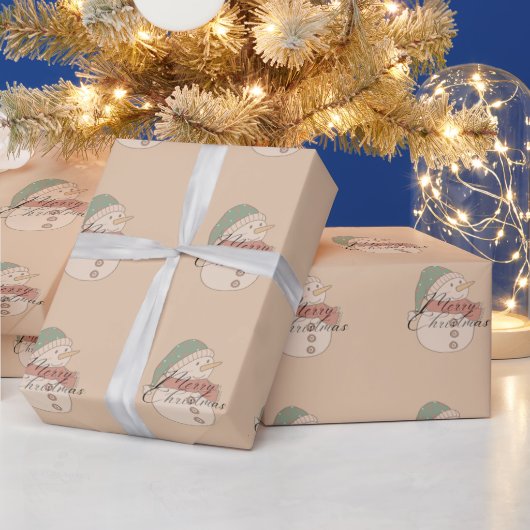 メリークリスマスラッピング紙 ラッピングペーパー (クリスマス)