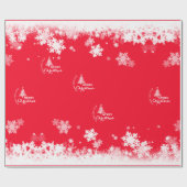 メリークリスマスラッピング紙 ラッピングペーパー (フラット)