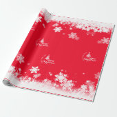 メリークリスマスラッピング紙 ラッピングペーパー (アンロールド)
