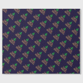 メリークリスマスラッピング紙 ラッピングペーパー (フラット)