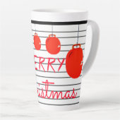 メリークリスマスラテマグ カフェラテマグ (右アングル)