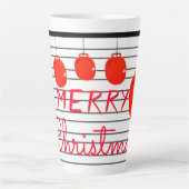 メリークリスマスラテマグ カフェラテマグ (正面)