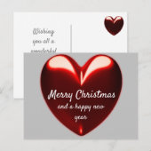 メリークリスマスラブハート ポストカード (正面/裏面)