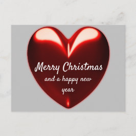 メリークリスマスラブハート ポストカード