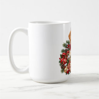 メリークリスマスラブラドールマグ コーヒーマグカップ