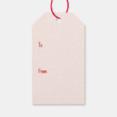 メリークリスマスラブラドールレトリエバードッグ ギフトタグ (裏面)