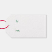 メリークリスマスラブラドールレトリエバードッグ ギフトタグ (裏面横)