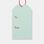 メリークリスマスラブラドールレトリエバードッグ ギフトタグ (裏面)