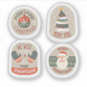 メリークリスマスラベルシール集 シール (正面)
