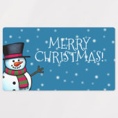 メリークリスマスラベル ラベル (デザイン1)