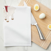 メリークリスマスラム キッチンタオル (四つ折り)