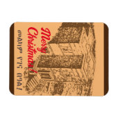 メリークリスマスラリベラ マグネット (横)