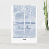 メリークリスマスランドスケープカード(Janz) シーズンカード (裏面)